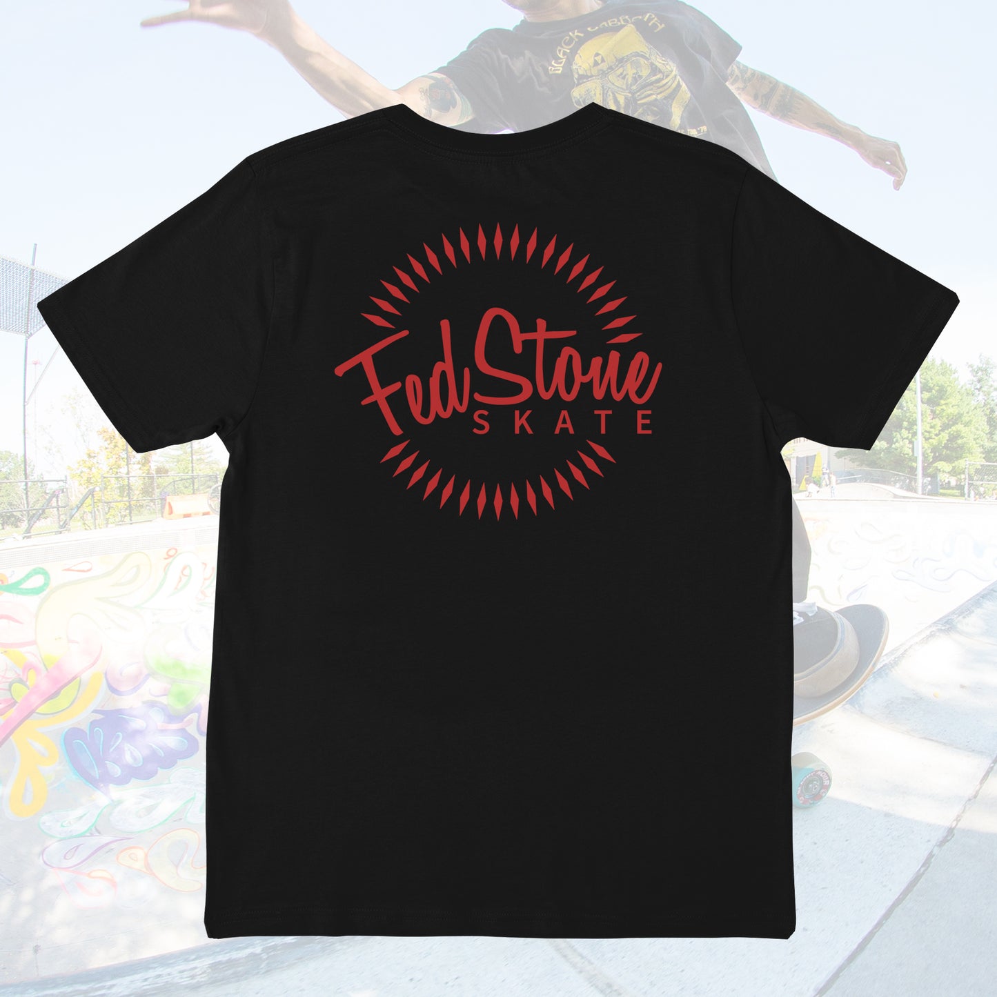 Hardcore DQ: Black with Red/White T-Shirt