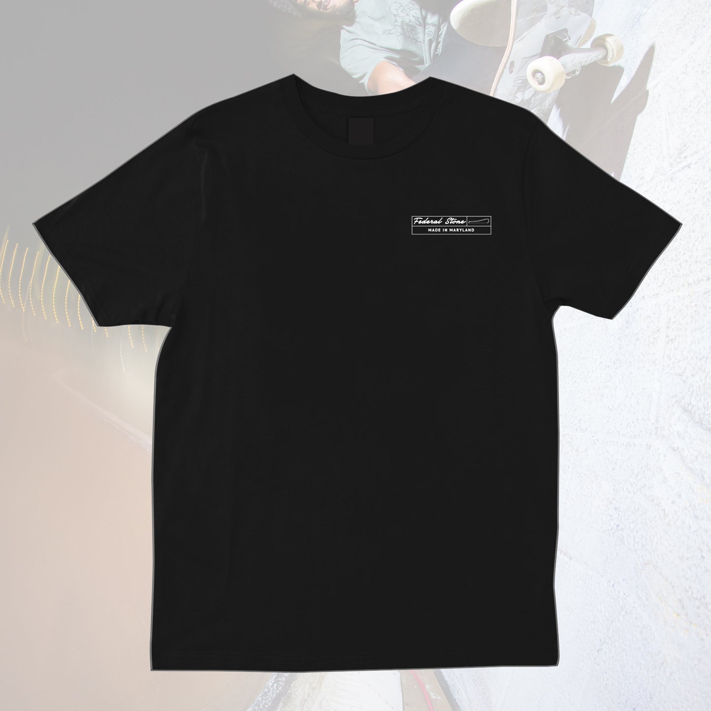 Motel: Black with White T-Shirt