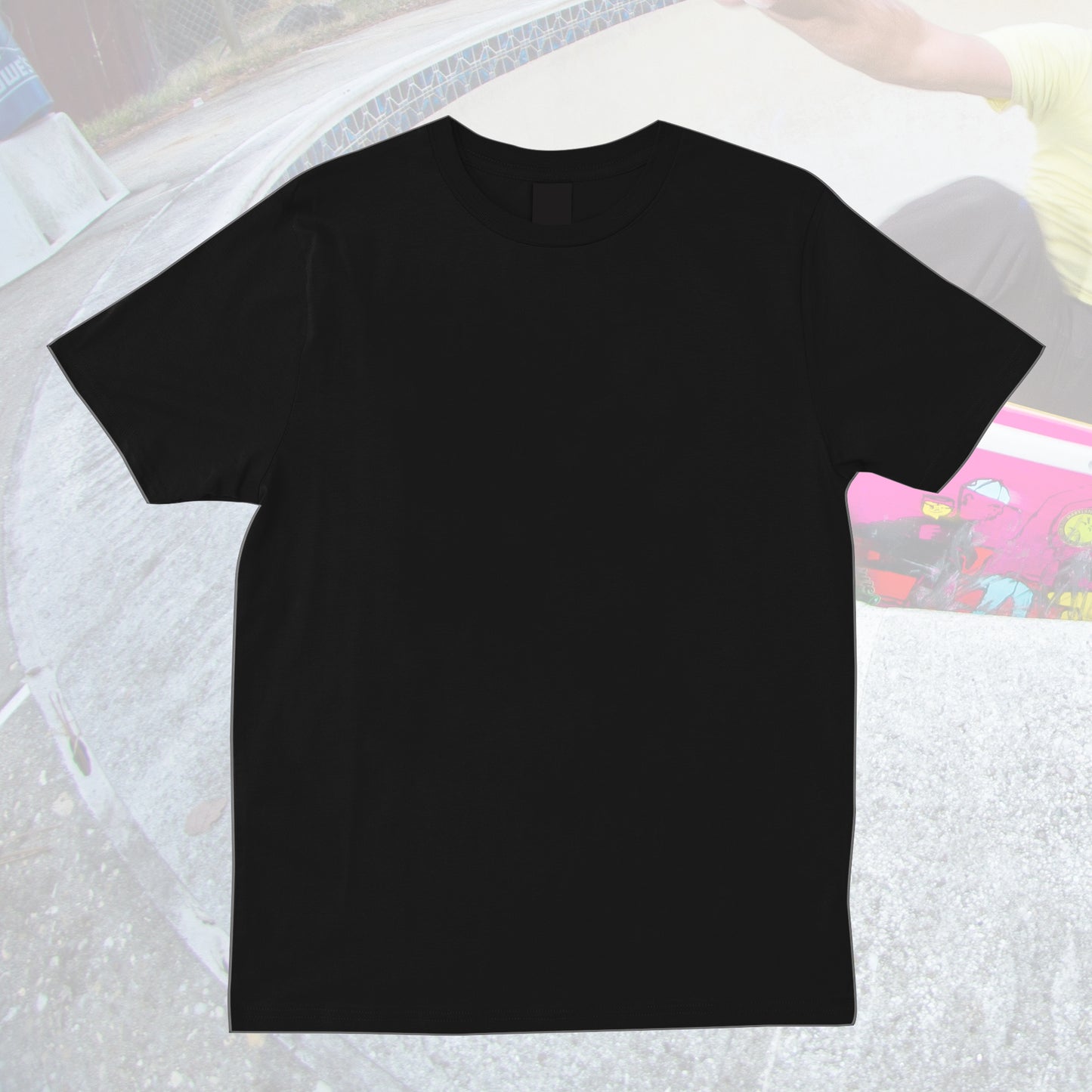 DQ: Black with White T-Shirt
